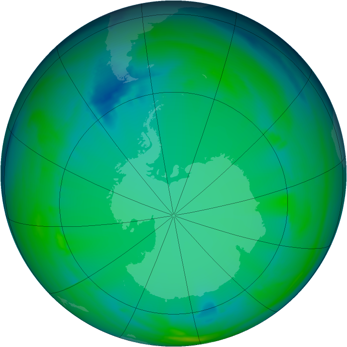 Ozone Map 2005-07-05